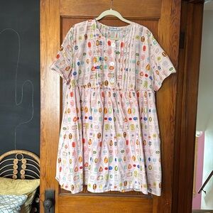 Rachel Antonoff Howard Dress, Gemstones Sz L